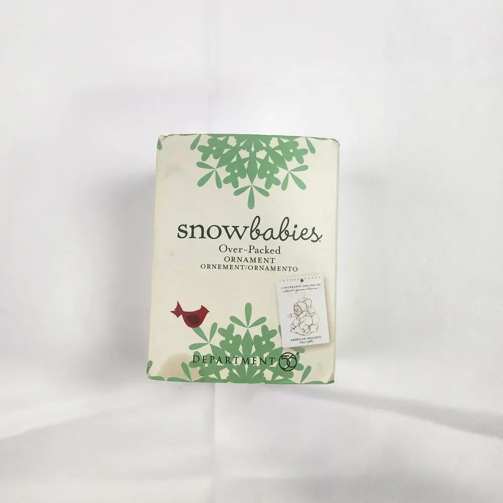 Snowbabies Over-Packed Ornament Figurine for Christmas Decoration